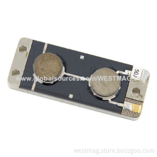 Unshielded Micro Strip Circulator/Isolator, 2.5 to 26.5GHz Available Frequency